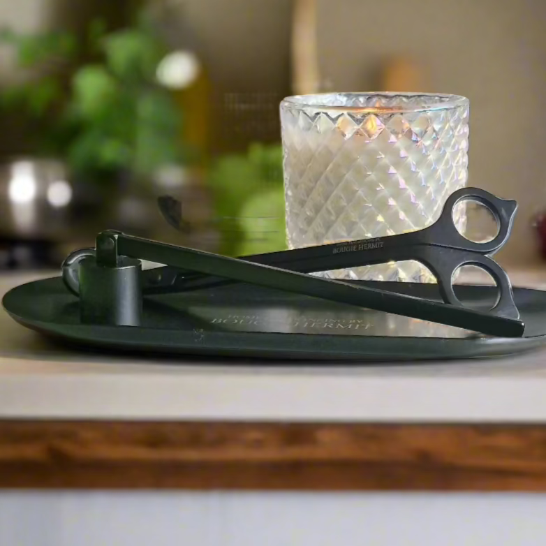 Matt Stainless Steel Black Candle Wick Trimmer