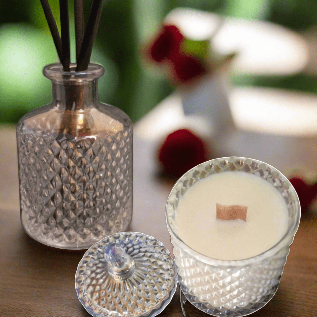 Crimson Allure Gift Set - Bougie HermitLuxury, Scent for the homeAddToCartLuxuryAffordableLuxuryair freshener