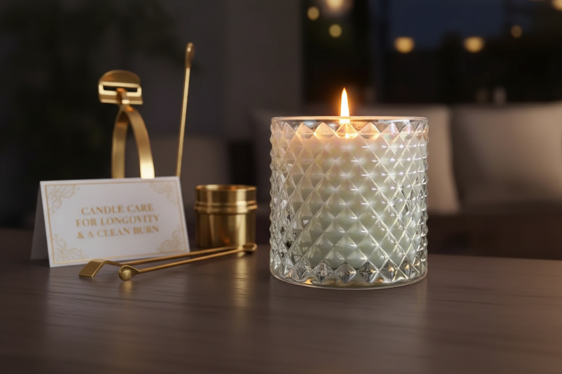 Candle care guide — how to make your Bougie Hermit luxury candles last longer