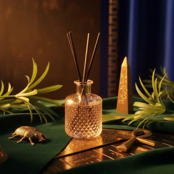 Jewel tones with Egyptian-inspired luxe styling