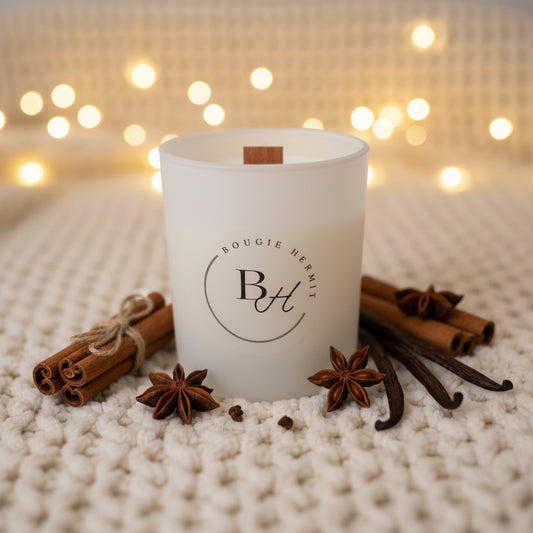Warm Spice Vanilla Christmas Candle